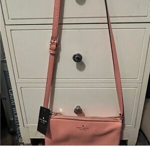 Kate Spade Pink Leather Crossbody Bag
